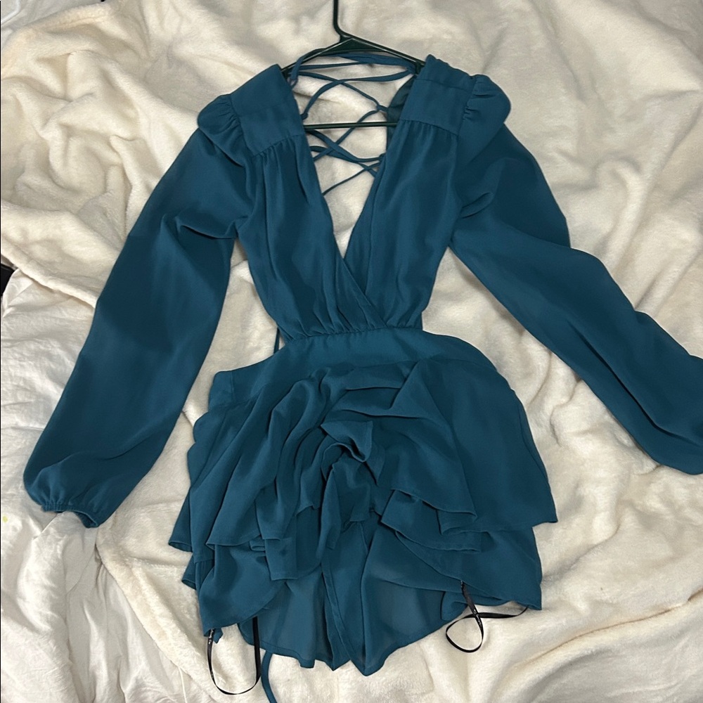 The Clothing Company Teal Dress